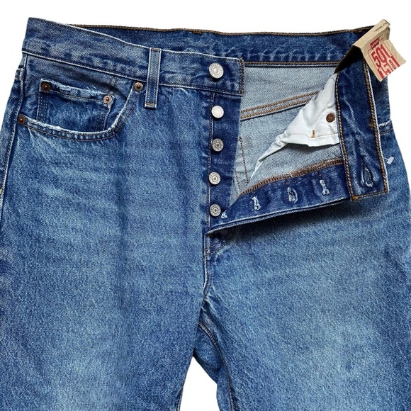 LEVI’S 501 Original Denim 150th Limited Edition NEW 29x30 Jeans Pieced Straight - Picture 4 of 12